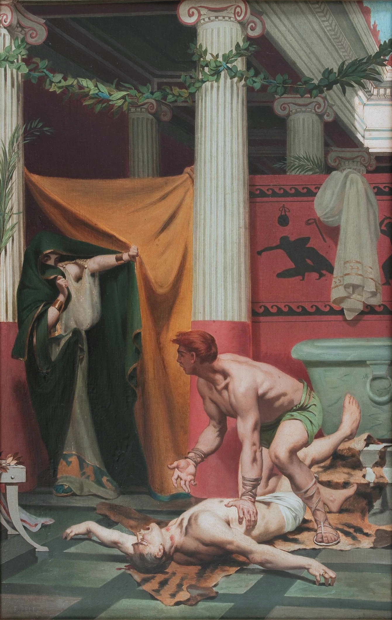 La morte dell'imperatore Commodo - Museo delle Belle Arti della città di Parigi